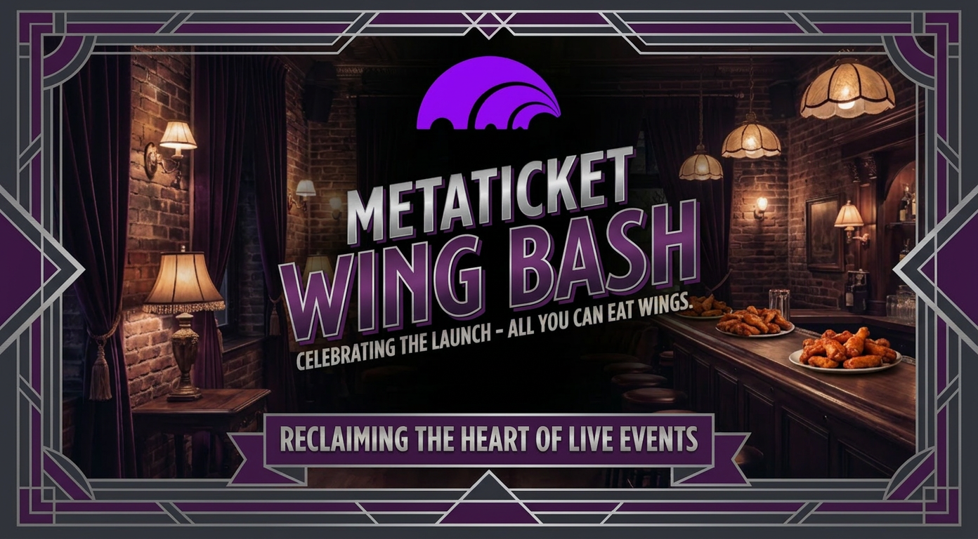 MetaTicket Wing Bash! event banner